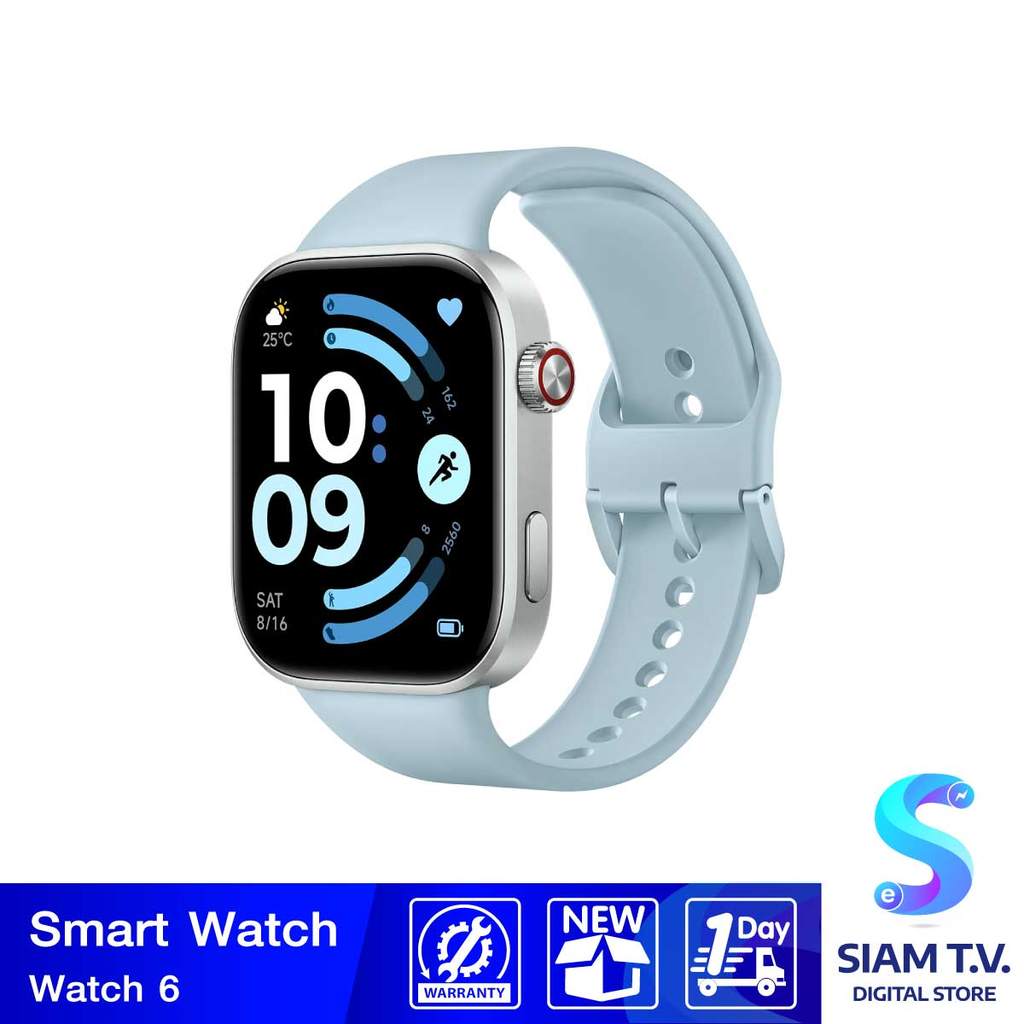 Smart Watch 6 Glacier Blue โดย สยามทีวี by Siam T.V.