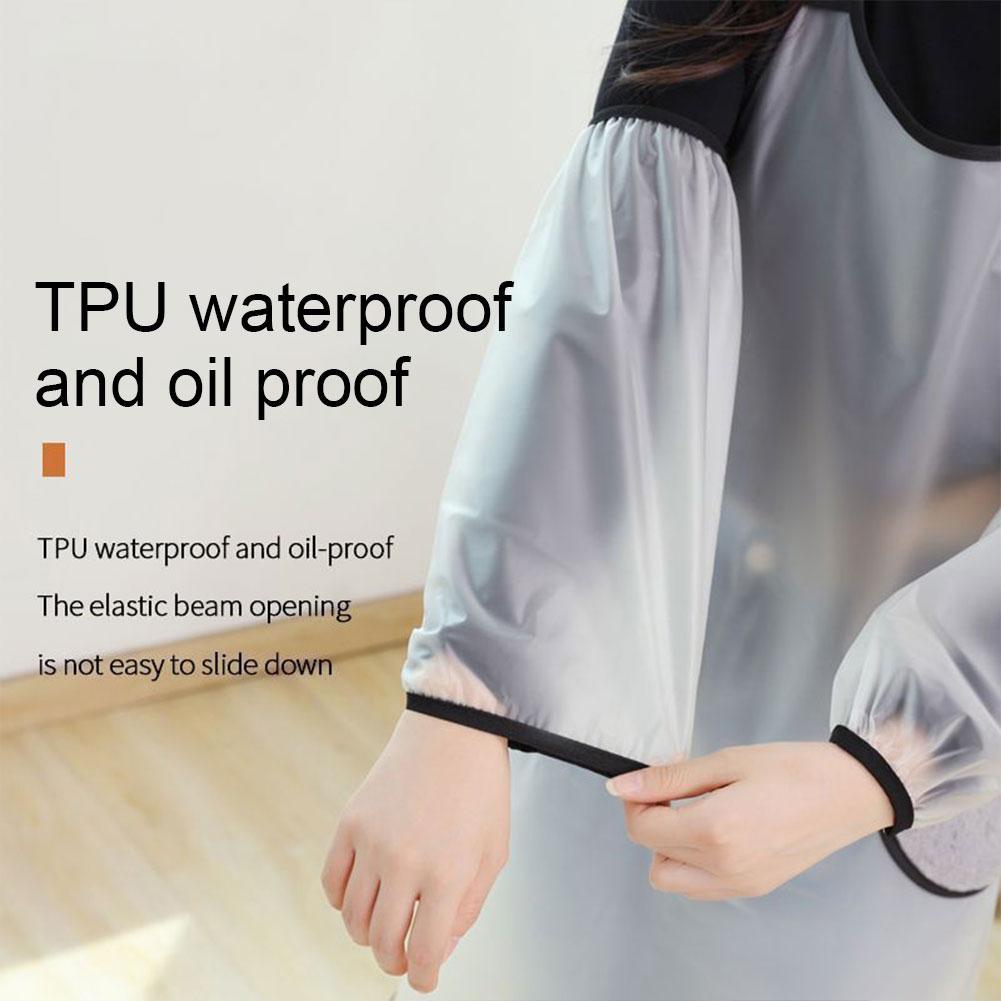 กันน้ําแขนแขนครอบคลุม Oversleeves Protector สําหรับแขนยาว Mens Womens Work Oil H2i4