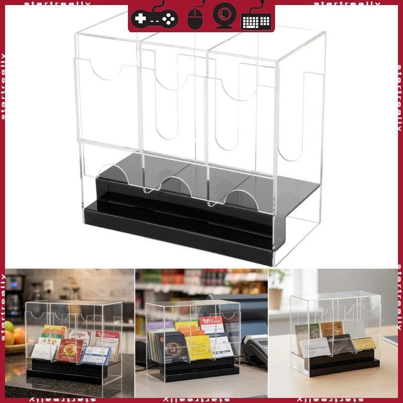 ST Modern Card Organizer หลายช่องกล่องอะคริลิคอะคริลิคทนทานอะคริลิค Trading Card Holders สําหรับจอแสดงผล
