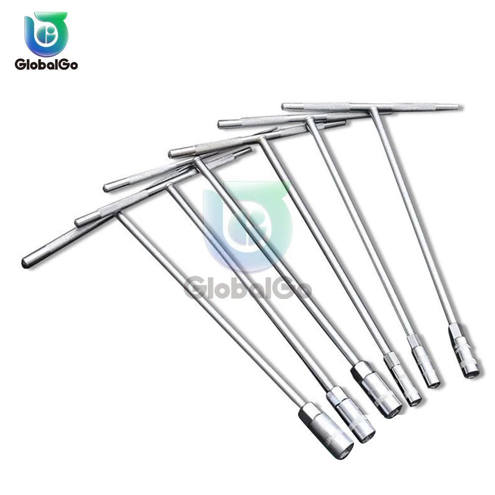T-shaped Hand Tool Hex Socket Wrench 7mm 8mm 9mm 10 12mm 13mm 15mm 17mm Metric T-handle Wrench Exten