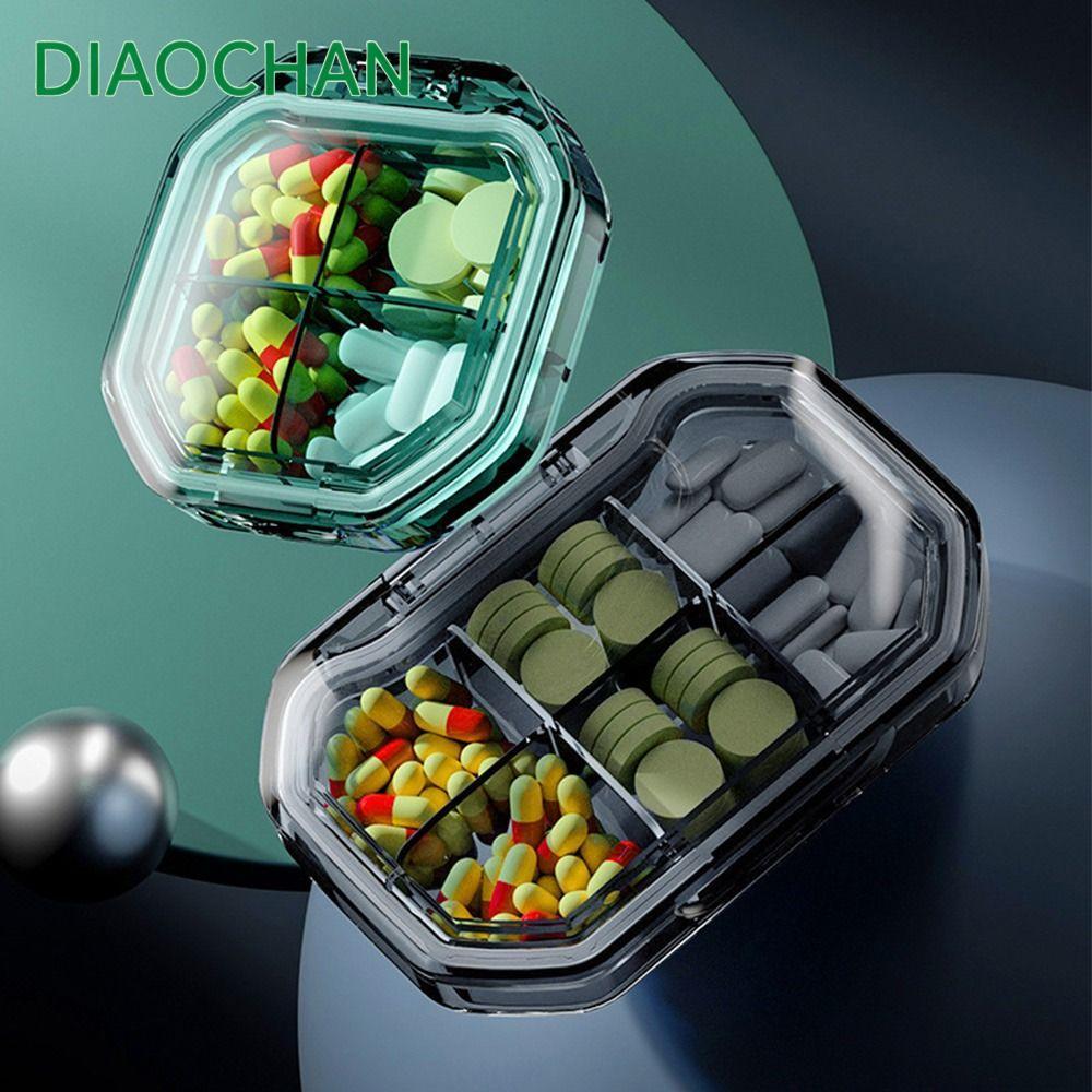 กล่องยา DIACHATH แบบพกพา 4/6 ช่อง Creative Mini กล่องเก็บยา