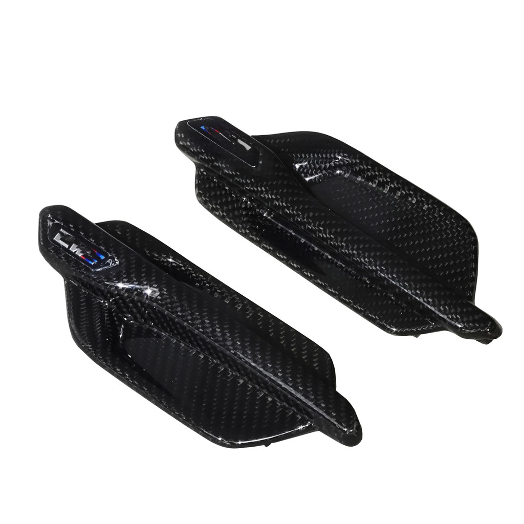 ที่เชื่อถือได้ Z-ART M2 ป้ายด้านข้างสําหรับ BMW F87 คาร์บอนไฟเบอร์ Fender Trim สําหรับ BMW M2 F87 20