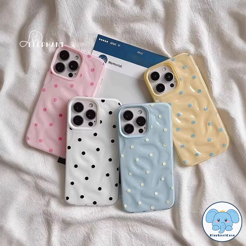 สำหรับRedmi 13 C Note 11 14 13 12 9 10 Pro Max 9C A3 X 12 12C 10C 9A 10 9 Poco C65 C75เคสลายการ์ตูนจุดสีสันสดใสเรียบง่าย