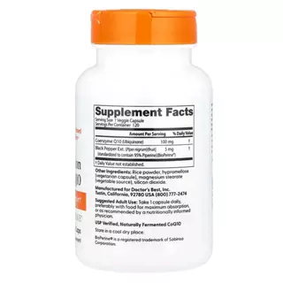 [พร้อมจัดส่ง] Dr.Best CoQ-10 100 Mg 60/120 Cap โคเอ็นไซคิวเท็น BioPerine®