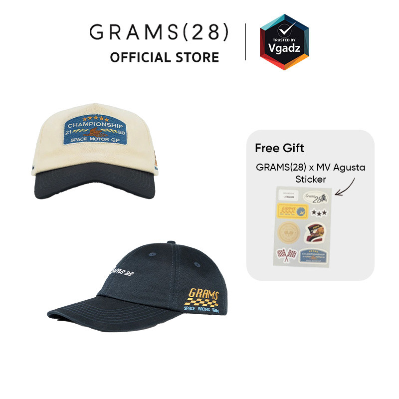 GRAMS(28) x MV Agusta หมวกแก๊ป รุ่น Racing Cap