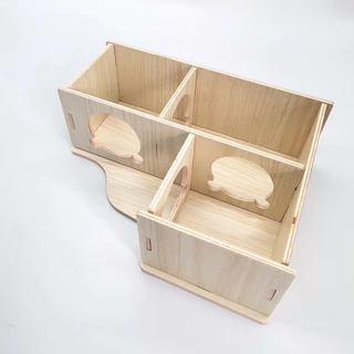 [hamster travel]หลบบ้านบ้านไม้เนื้อแข็งหนูแฮมสเตอร์บ้านไม้เนื้อแข็งวิลล่าไม้เนื้อแข็งบ้านของเล่นไม้เนื้อแข็งที่มีคุณภาพส