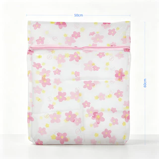 ถุงซักผ้าตาข่าย กันผ้าพันกัน ลายสวย ขนาด 50x60 ซม.L-1335 (ยกโหล12แพ็ค)