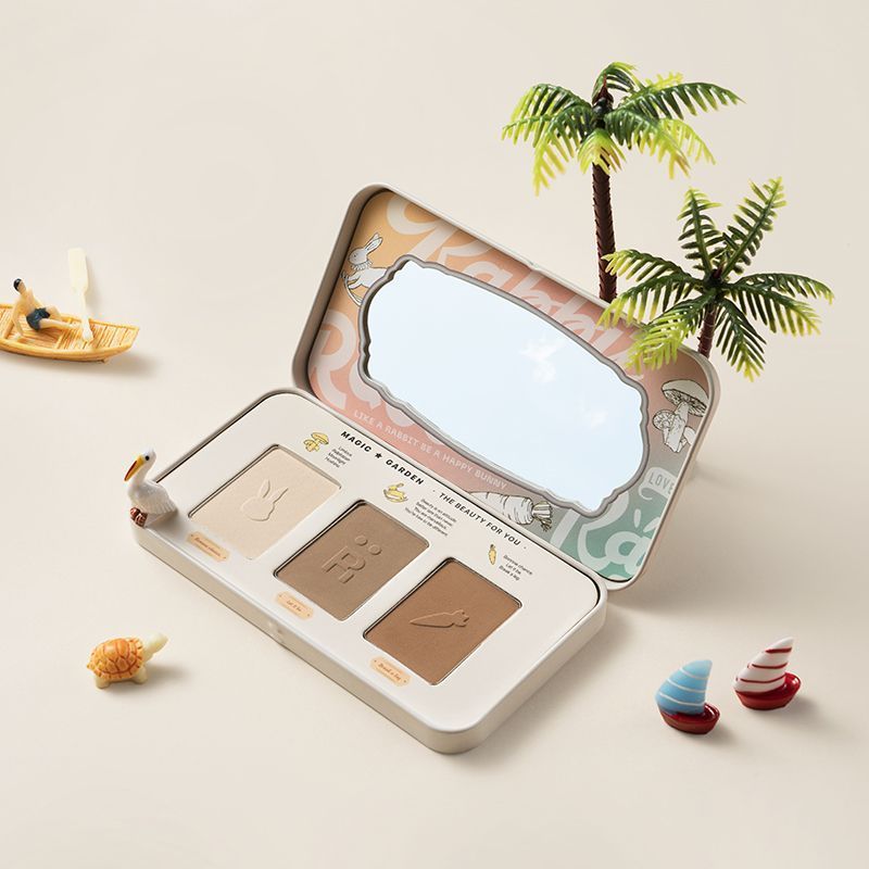 Toorune Peptide Moisturizing Magic Garden Tricolor คอนซีลเลอร์ปกปิดจุดบนใบหน้ารอยสิว Tear Trough Bri