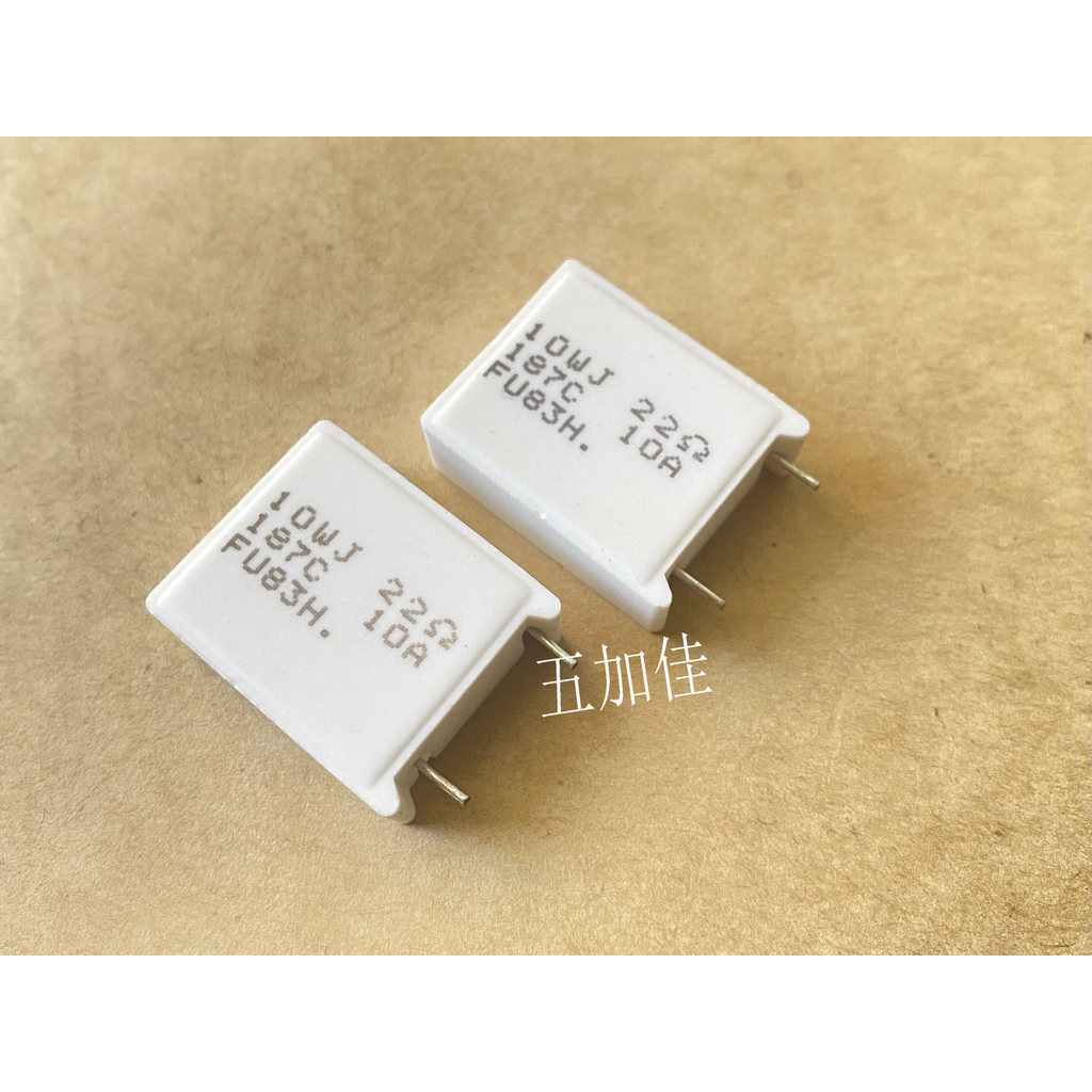 RFTA0J22R0T187NH นําเข้า 10W 22R 5% 187℃ 10ก พร้อมตัวต้านทานซีเมนต์ประกันอุณหภูมิ
