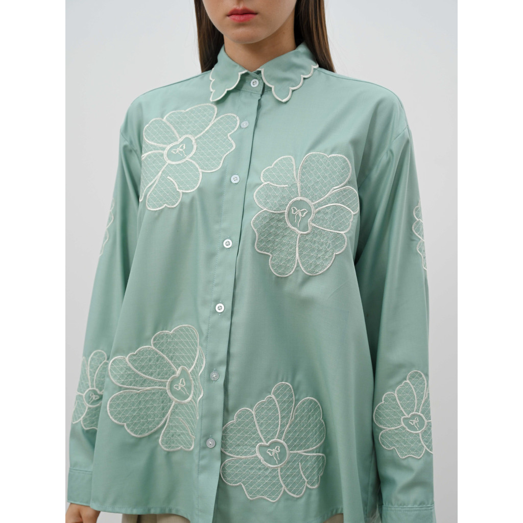 KATUN KEMEJA DAWNBLISSCO - เสื้อ DAHYE | เสื้อตัวในผู้หญิง | เสื้อเชิ้ตแขนยาวผู้หญิง | ผ้าฝ้ายพรีเมี