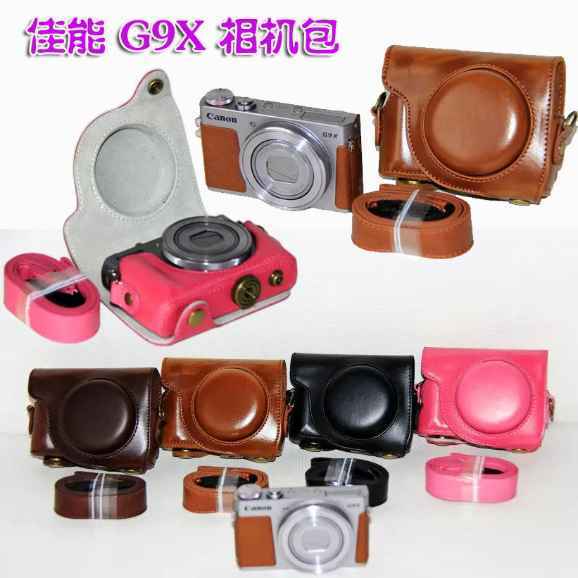 [คลังสินค้าพร้อม] กระเป๋ากล้องเหมาะสําหรับ Canon G7X3 G7X III G9X G7X MARK II 2nd Generation เคสหนัง