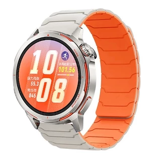 22 มม.ซิลิโคนสําหรับนาฬิกา Huawei GT7/GT Runner 2 สายรัดข้อมือหัวเข็มขัดแม่เหล็กสําหรับ Huawei นาฬิกา GT6 pro/5/4/3/2 46 มม.อุปกรณ์เสริม