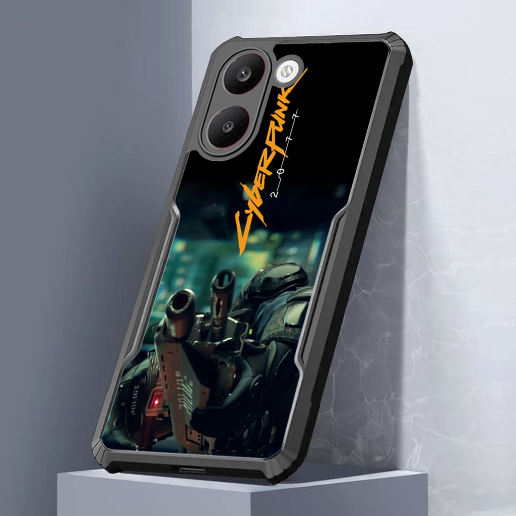 อะคริลิคเคสโทรศัพท์สําหรับ Xiao Mi POCO X8 Pro Max POCO X7 X6 X5 Pro 5G กรณีรูปแบบหรูหรา Ultrathin กรอบสีดํา Tough Scratch Proof ฝาครอบป้องกัน B01-07