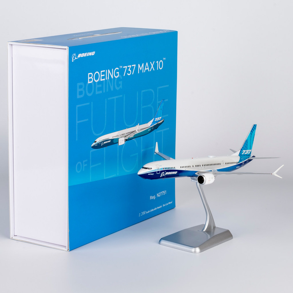 จัดส่งรวดเร็ว - รุ่น NG 100/200 N2751/N27752 โบอิ้งโรงงานเดิม B737 MAX10 โลหะผสมเครื่องบินรุ่น