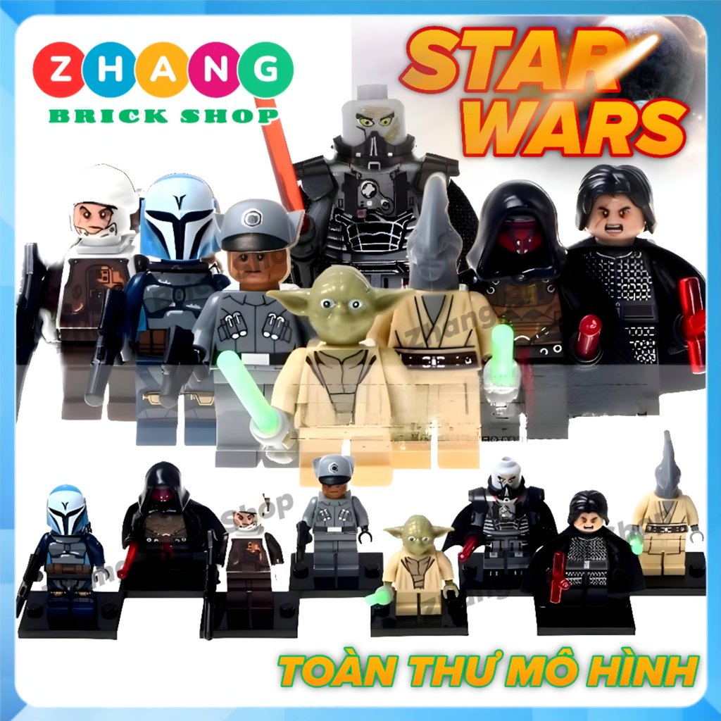 Star Wars Bo Katan Revan Kylo Ren Darth Malgus Mitaka Yoda Denger Coleman Trebor POGO PG8071