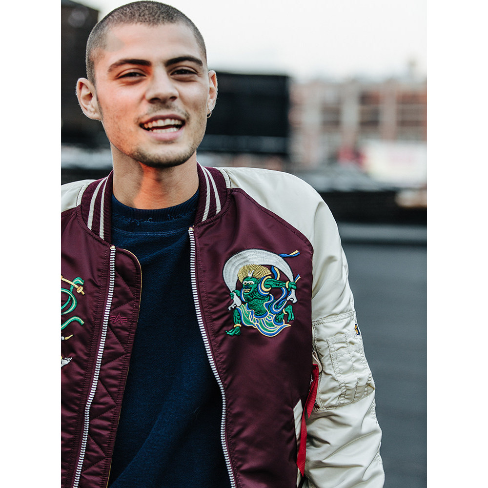 American alpha alpha Industrial Ma-1 Magical Road Commemorative Edition ma1 Yokosuka Bomber Jacket S