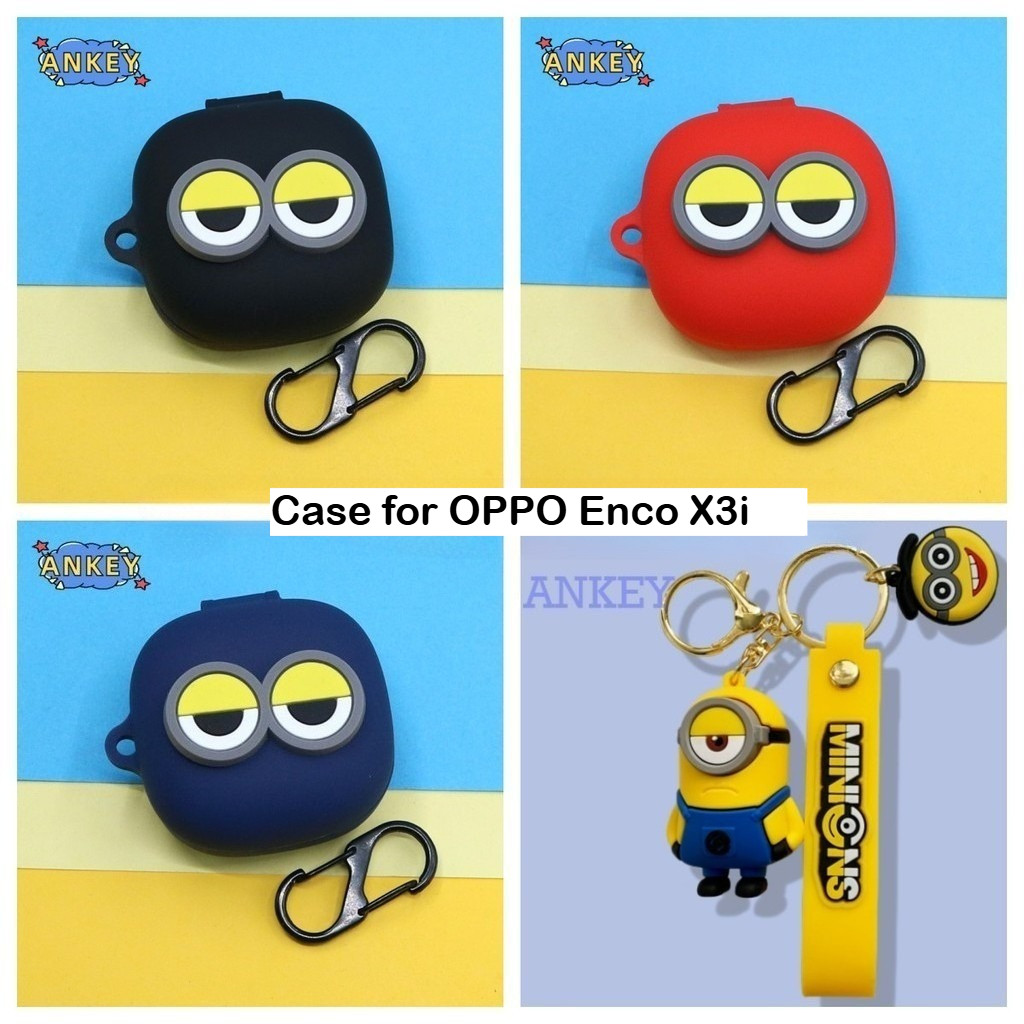 Case for OPPO Enco X3i Protective silicone Cute Cartoon Covers Bluetooth Earphone Shell Headphone Po