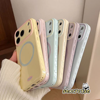 เคสโทรศัพท์ที่มีขอบเป็นรูปหัวใจ เหมาะสำหรับ OPPO A3S A74 5s A9 A54 A76 A17 A17k A52 A72 A92 A95 A15 A16 A78 A57 A60 A93
