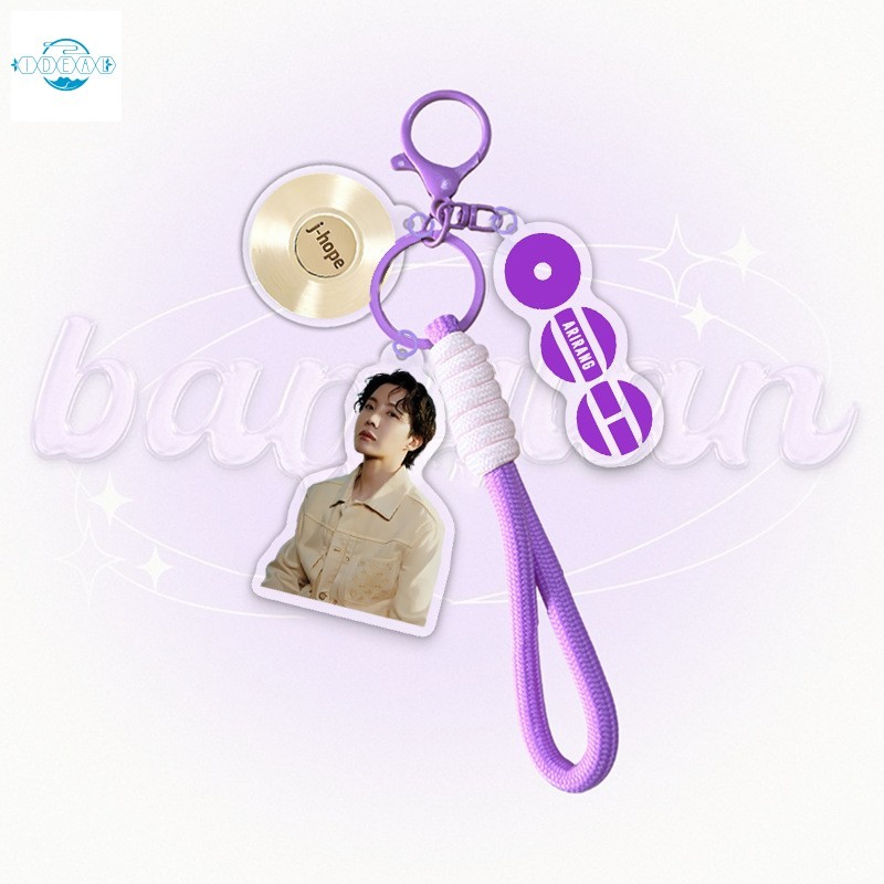 BTSs ARIRANG พวงกุญแจอะคริลิค - การออกแบบบันทึกไวนิล อุปกรณ์ต่อพ่วง Jungkook
