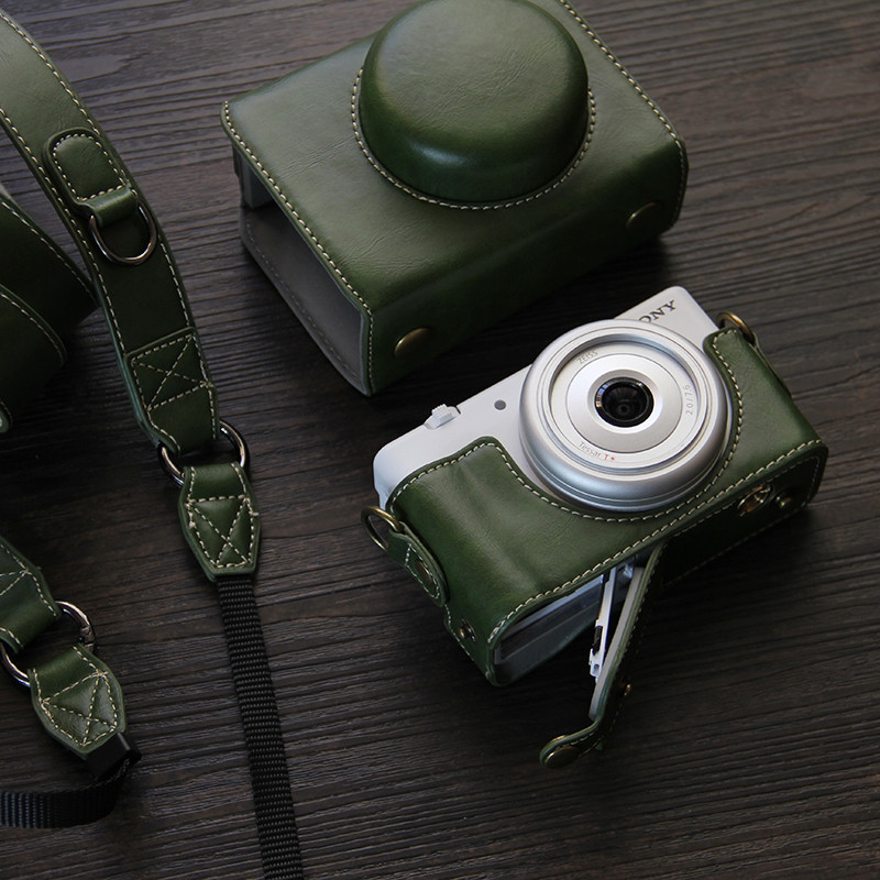 เหมาะสําหรับกระเป๋ากล้อง Sony/Sony zv1f Vlog กระเป๋ากล้อง ZV-1F เคสหนัง Retro ZV1ii อุปกรณ์เสริมรุ่น