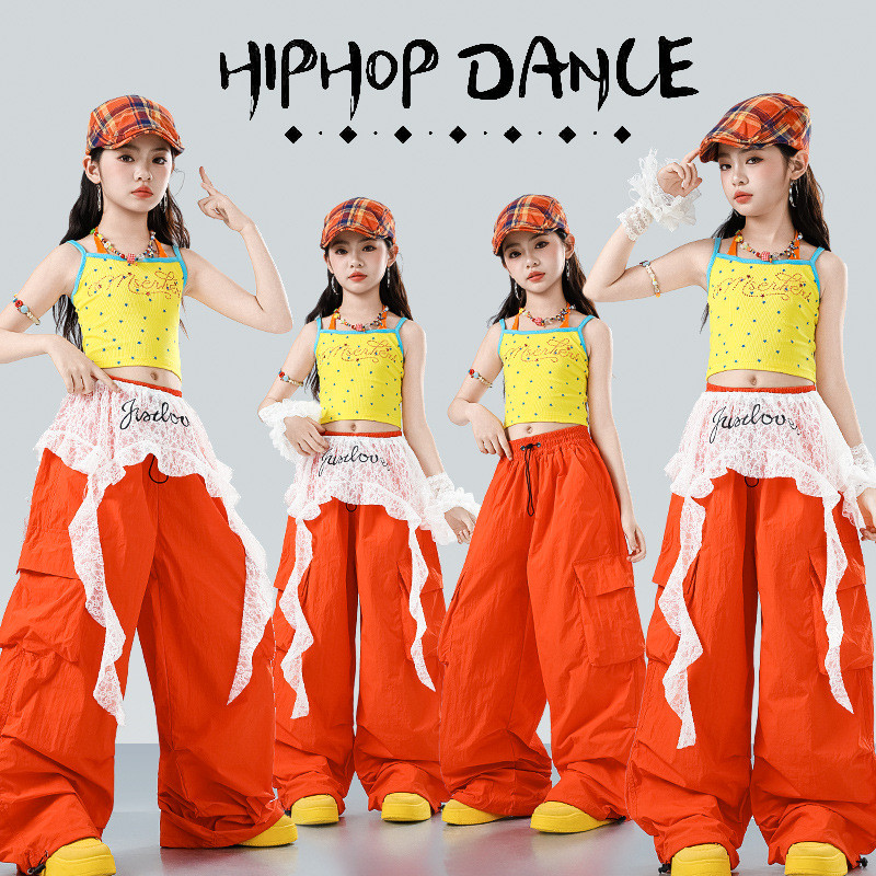 ชุดเต้นผู้หญิง ชุด hip hop เด็ก แดนเซอร์ ฮิปฮอป ชุดเต้นแจ๊ส เต้นเด็กพร้อมส่ง เอวลอยเด็กผู้หญิง แดนเซอร์ โคฟเวอร์ cover dance การแสดง