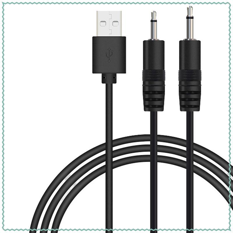นายใครใครใคร คอเต่าอุปกรณ์ต่อพ่วงเดิม USB ถึง AUDIO DC 2.5 มม.สายชาร์จสายชาร์จสําหรับชาร์จ Wand เครื