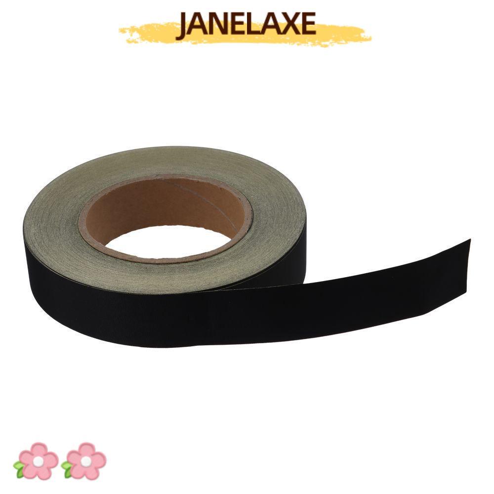 JANELAXE932JN เทปผ้าอะซิเตท, 30 M/98.4Ft อุณหภูมิสูง, แอพพลิเคชันกว้างสีดําเทปกาวด้านเดียวสําหรับแล็