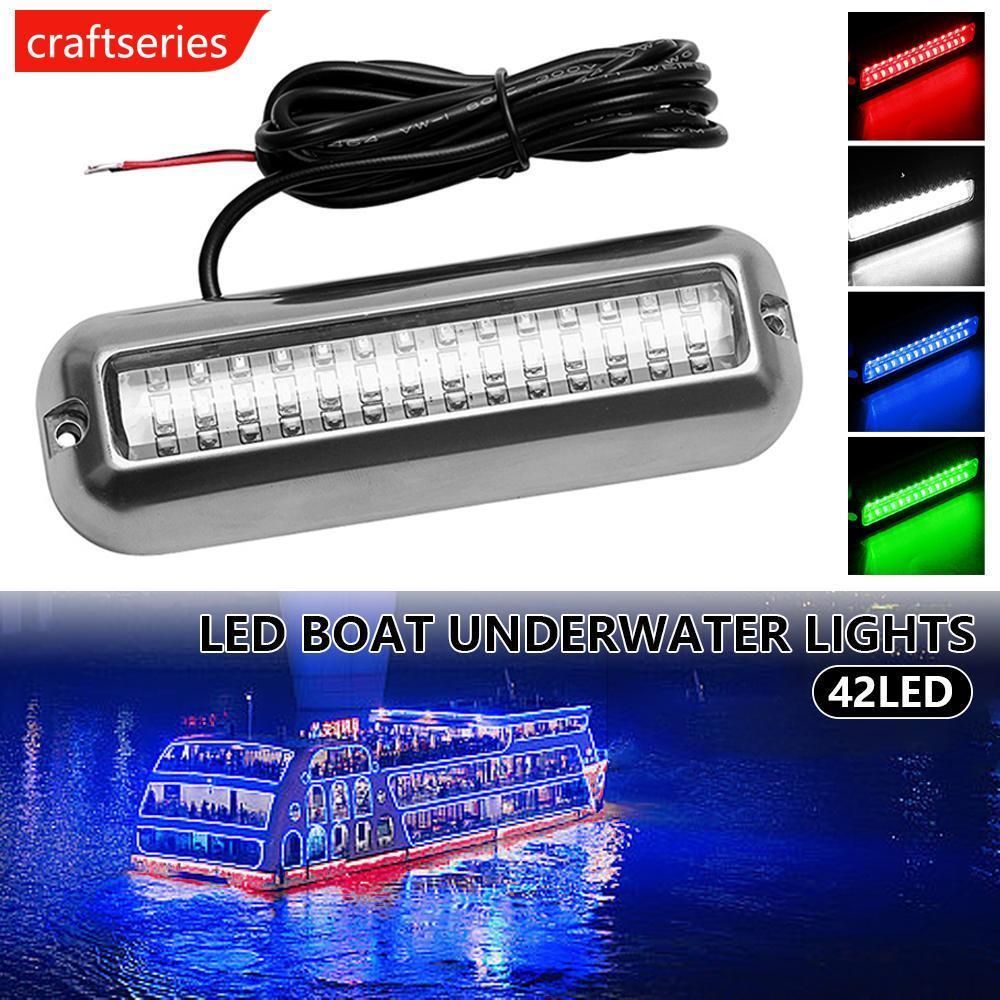 CRAFTSERIES 60W 42LED Marine เรือกันน้ําใต้น้ํา Courtesy Light เรือใบ Pontoon Transom Light บันได De