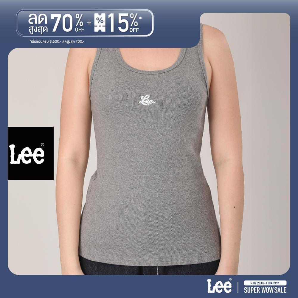 LEE เสื้อกล้ามผู้หญิง Regular รุ่น LE F525WTANF01 สีเทา
