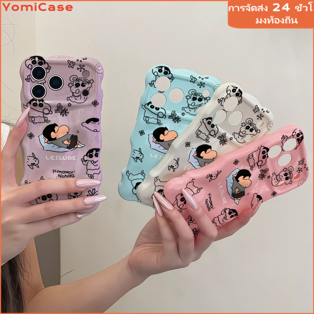 การ์ตูน น่ารัก เคสสำหรับไอโฟน17promax 11 12 13 14plus 15 รูปที่ 3