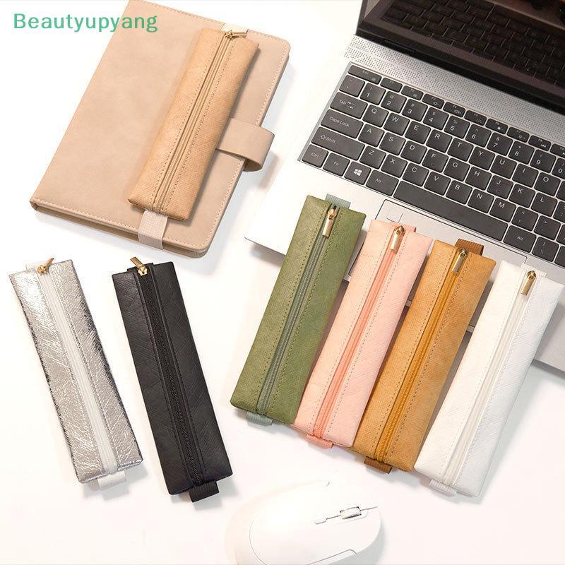 [Beautyupyang] 1 ชิ้นปรับวงยืดหยุ่นผู้ถือปากกากระเป๋าดินสอ DuPont วัสดุกระดาษปากกาแขนกระเป๋า Journal