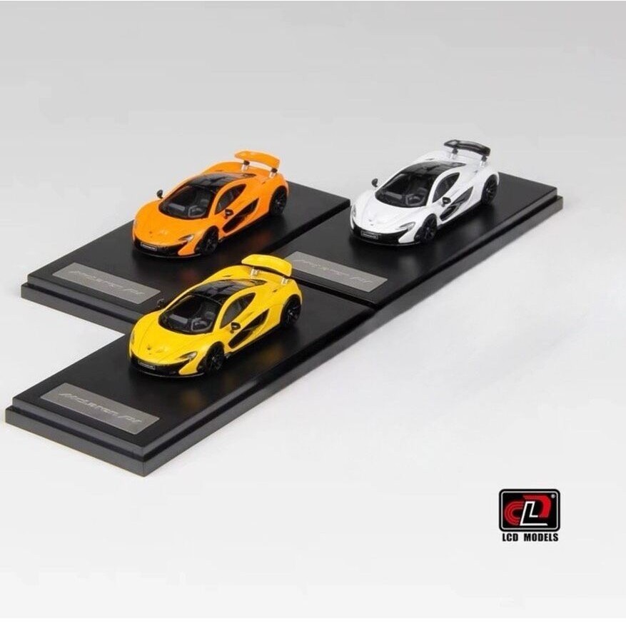 คลังสินค้าพร้อมใหม่เอี่ยม LCD 1: 64 McLaren P1 McLaren P1 Alloy Racing Model ใหม่เอี่ยมยังไม่ได้เปิด
