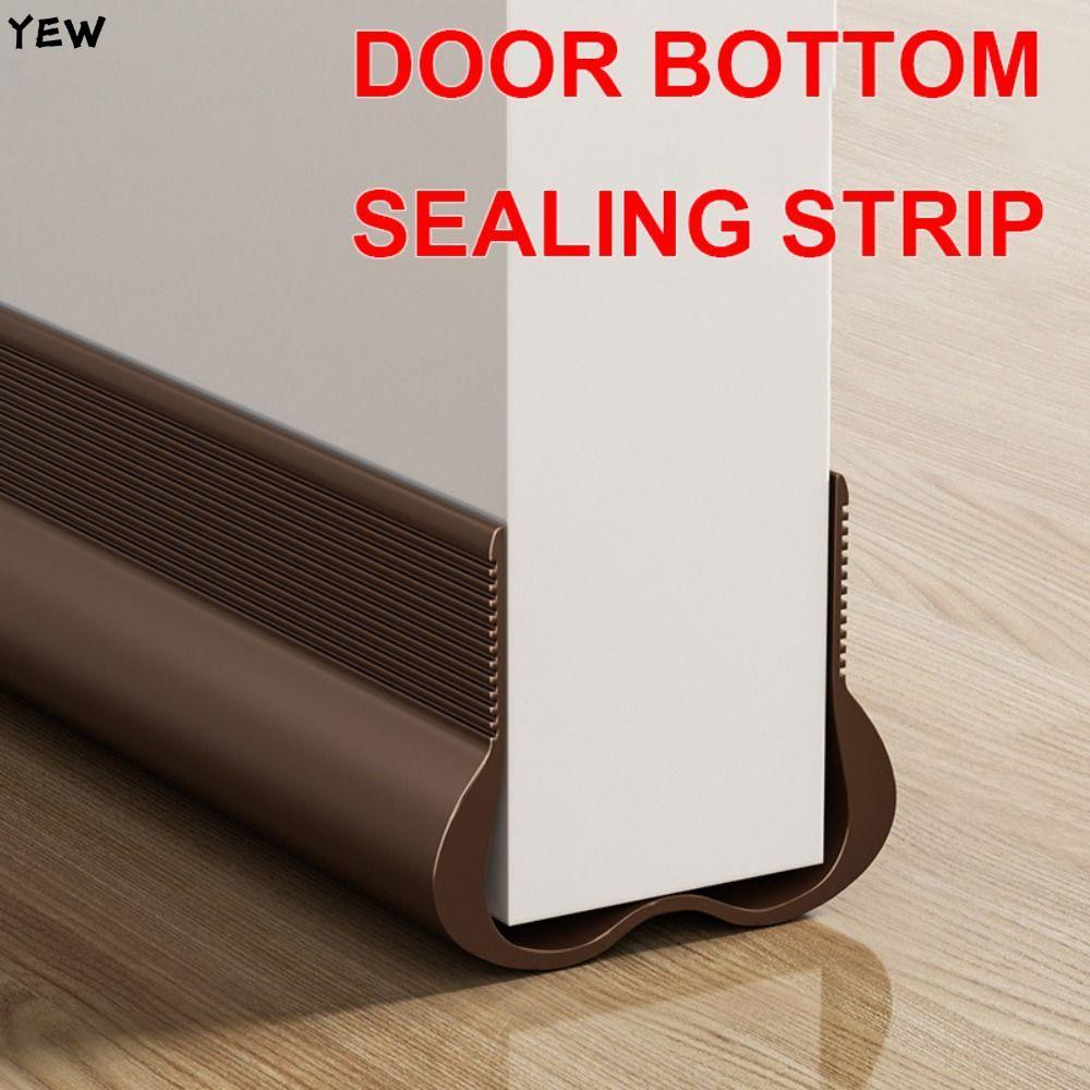 YEW Drught Excluder, แถบปิดผนึกด้านล่างประตูแบบมีกาวในตัวกันเสียง, หอพัก PVC Home 93 ซม. เครื่องปอกสภาพอากาศ