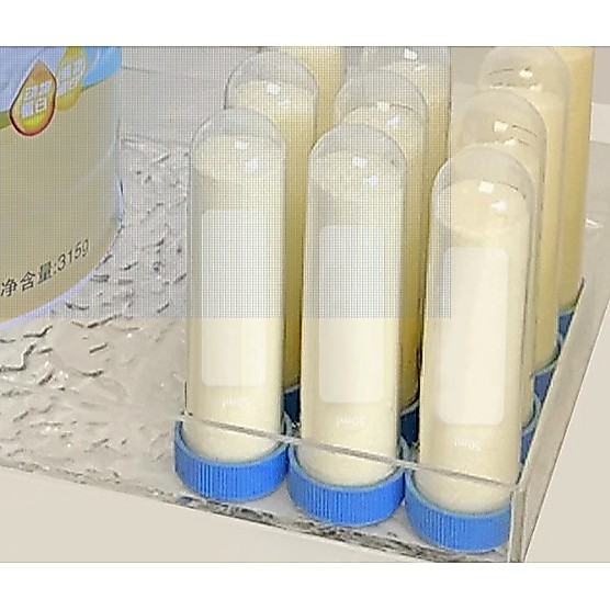 หลอดแบ่งนมผงพลาสติก ฝาเกลียวปิดสนิท พกพาสะดวก สำหรับเตรียมมื้อนมลูกน้อย (Centrifuge Tube Food Grade)