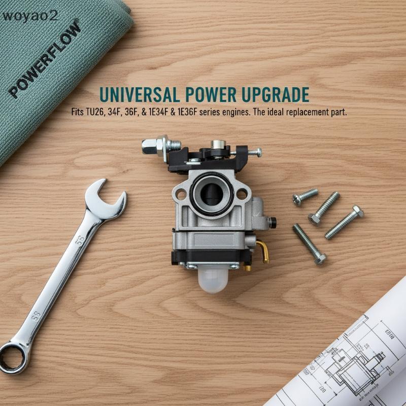 [woyao2] Precision 10mm คาร์บูเรเตอร์เบนซินสําหรับ TU26 34F 36F 1E34F 1E36F เครื่องยนต์ Enhanced Pow
