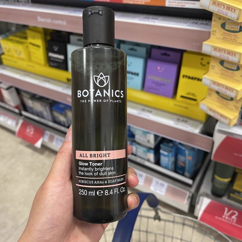 พร้อมสต็อก UK Botanics Full Brightening Toner 250ML Moisturizing Pure Plant Skin Care 6.6