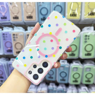 พร้อมส่งจากไทย❤️🇹🇭 [For iPhone & Samsung ลายจุด] เคสสำหรับ ไอโฟน 17 Pro Max และ เคส S24 S25 S26 Ultra CU Case 001