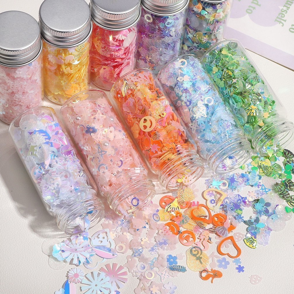 【xingji002.th】 现货！patch  glitter 混款异形镀彩闪粉流麻diy手工材料滴胶自制手机壳饰品配材料包patch glitterqf 【0607dDAeOe8fF】
