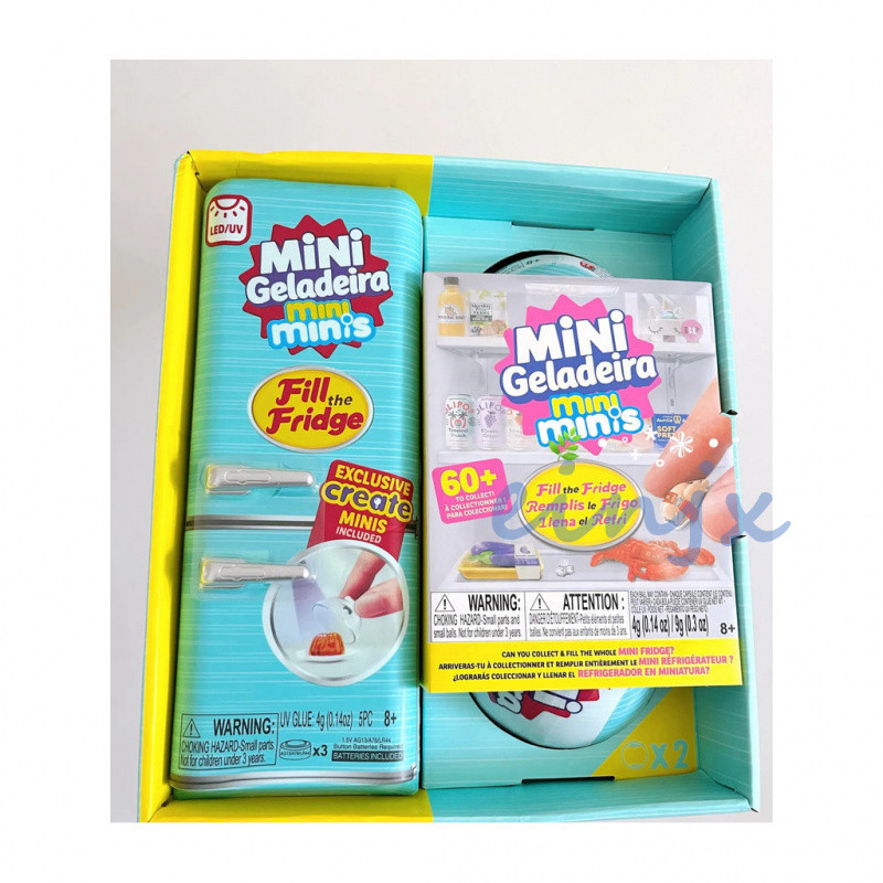 【พร้อมส่ง】mini fridge toy mini brands miniature toys Surprise blind box set play house