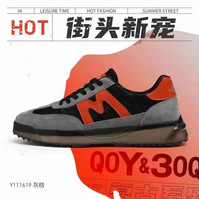 QOY & 3OQ Healthy Functional อินเทรนด์รองเท้าฤดูร้อนรองเท้าผู้ชาย Y111619เคาน์เตอร์ตรวจสอบสินค้าของแ