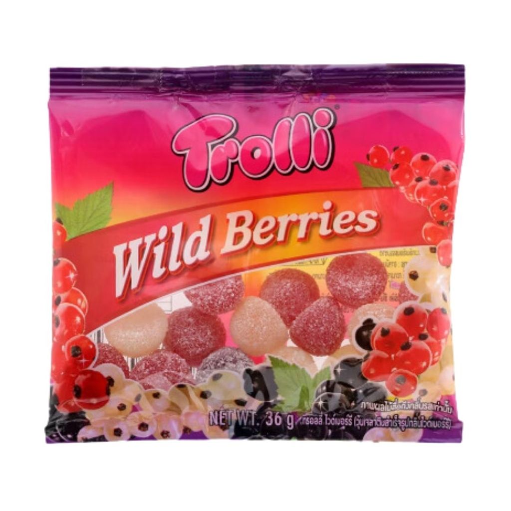 ทรอลลิ เยลลี่ไวด์เบอร์รี่ Trolli Wild Berries Jelly 30g.