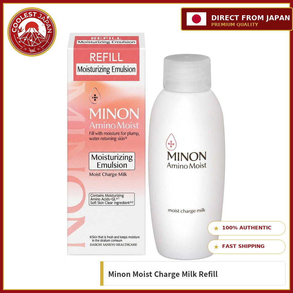 Minon Amino Moist Charge Milk Refill 100g Moisturizing Emulsion Lotion for Dry Sensitive Skin