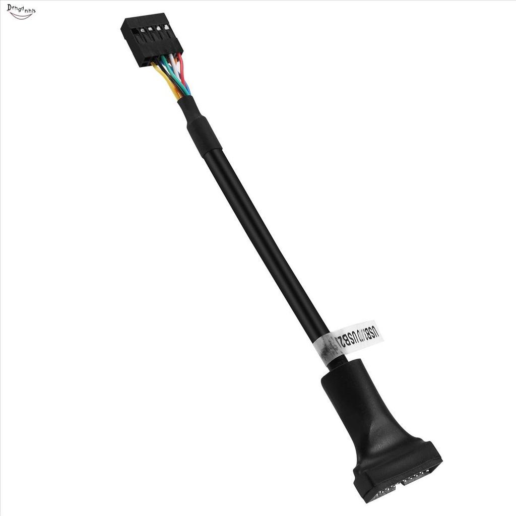 15 ซม.USB 3.0 20 Pin Header Male to USB 2.0 9 Pin Female Adapter Cable