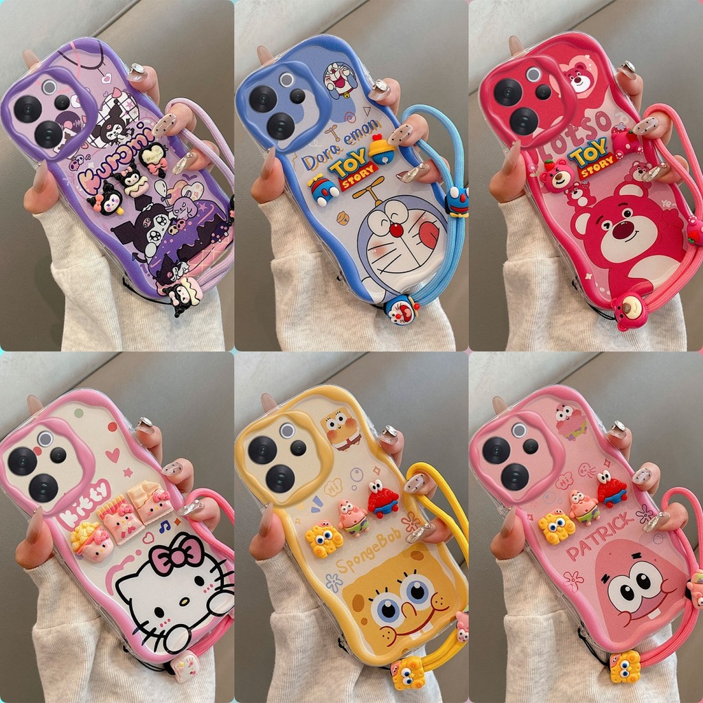 เคส VIVO V70 Cute Paste Doll Soft Silicone Phone Case TYNY1