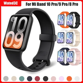 สายซิลิโคนเดิมสําหรับ Xiaomi Mi Band 10 Pro/9 Pro/8 Pro สร้อยข้อมือสําหรับ Redmi Watch 6/5/4 สายนาฬิกา