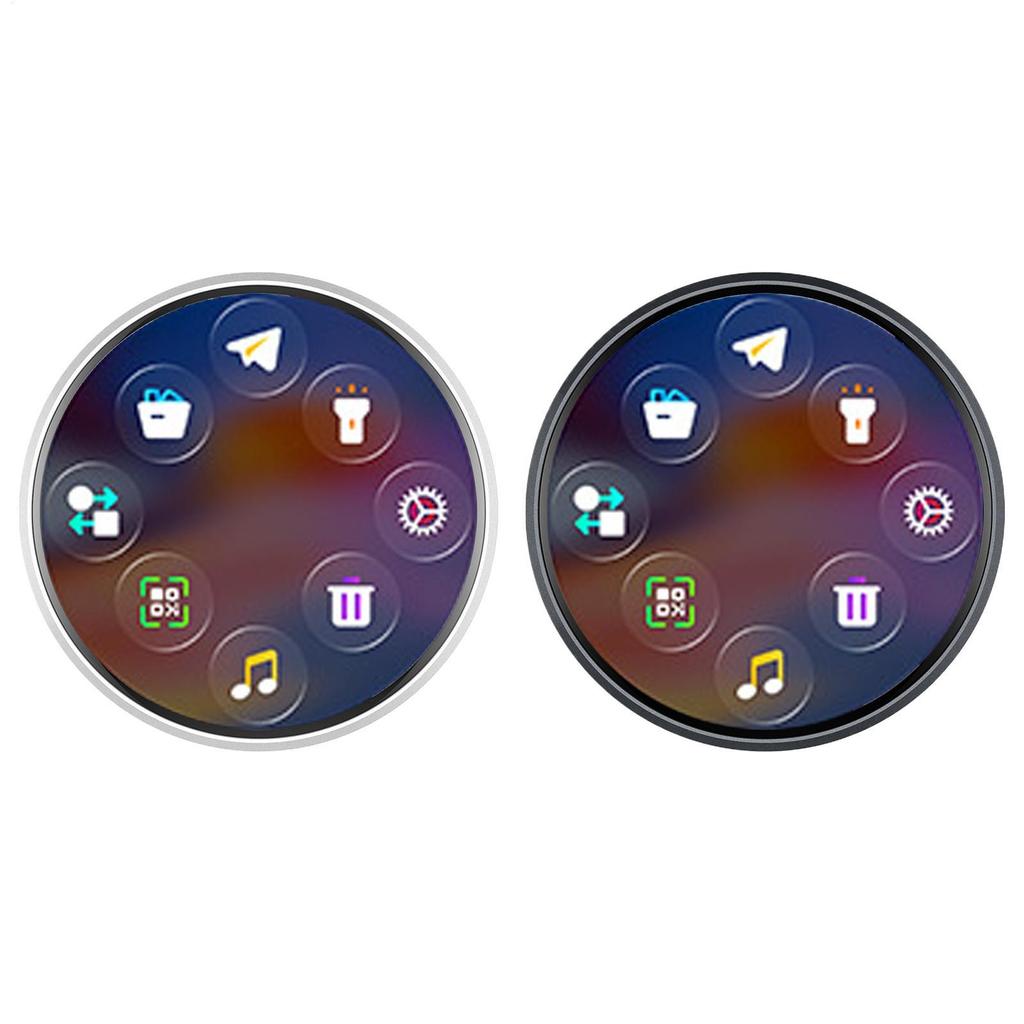 หมุดตราดิจิตอล Electronic Smart Cyber Badge Digital Screen Cyber Badge 1.85 นิ้ว juaph
