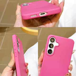 เคสเรียบหรูซิลิโคนเหลว Samsung S25 S24 FE A17 A37 A57 กันลายนิ้วมือกันกระแทก