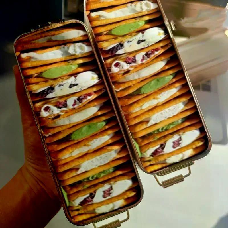 ขนมไต้หวัน Chive Nougat Sandwich Biscuits Nougat Biscuits Casual Glutton Relief Snack20260611