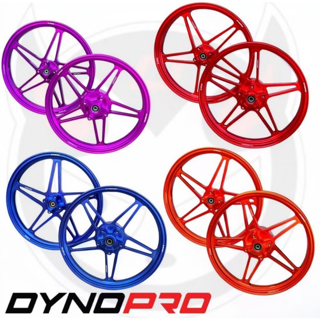DYNOPRO Sport Rim FG510 (5S STAR) Y15 / Y16 / LCV8 / LC5S (Depan1.6 / Belakang 1.6)