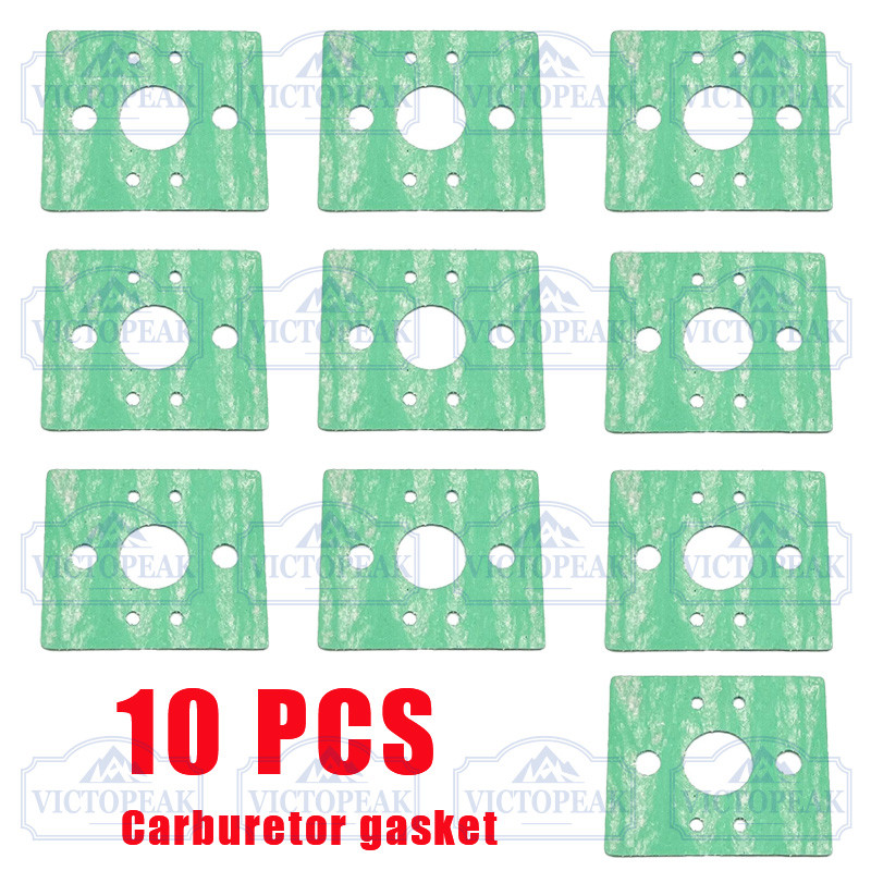 10ชิ้น40-5กระดาษไฟเบอร์สูงคาร์บูเรเตอร์ปะเก็นซีลสําหรับเครื่องตัดหญ้าเครื่องตัดแปรง